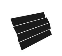 Décoration Pour Montants De Porte Et De Vitre B C Pour VW Pour Golf 5 MK5 2003-2009 PYPFQUMQGR(Black)