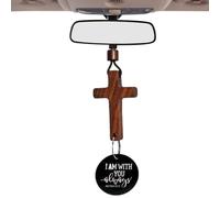 Décoration pour rétroviseur - Amulette de voiture avec versets bibliques - Accessoires de suspension pour intérieur de voiture, camion, église, maison, salon et chambre familiale