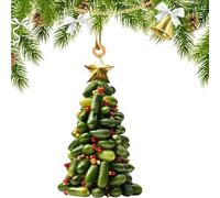 Décoration pour sapin de Noël - Pendentif en acrylique 2D en forme d'arbre de Noël et livre - Pour atmosphère pour patio seuil intérieur extérieur fêtes et fêtes