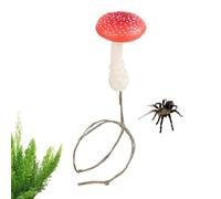 Décoration pour Terrarium à ressort paradis de magnétique | Faux Champignon Sprspin Accessoires De Vie Pour Manette Prière Scorpion Hermite Craft Petits Animaux De Compagnie