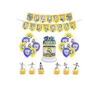 Decoration Real de Madrid Fête Anniversaire - Ballons, Décoration Gateau Football, Bannière Fc, Ballons de Fête