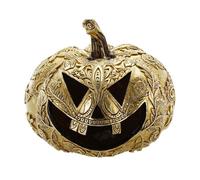 Chaks - Décoration dorée, motifs variés, décoration pour photophore, lanterne avec motifs filigranes pour Halloween