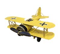 Décoration rétro en fer d'avion biplan à suspendre - Décoration d'intérieur - Accessoires photo