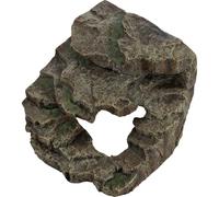 Décoration rocher d'angle avec caverne et plateforme pour forêt tropicale Trixie Marron TU