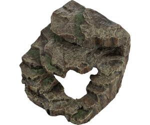Décoration rocher d'angle avec caverne et plateforme pour forêt tropicale Trixie Marron TU