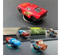 Décoration rotative de tableau de bord automobile et console centrale pour voiture, thème Cars 3 Éclair McQueen, figurine de dessin animé, accessoire de décoration 2