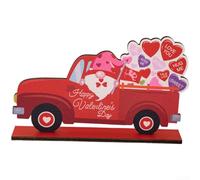 Décoration rustique en bois en forme de cœur pour la Saint-Valentin, décoration de couple pour la maison, la voiture et le lieu de mariage, souvenir romantique de vacances avec style européen (style A