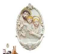 Décoration Sainte Décorations religieuses en résine 3D Art | Bouteille d'eau familiale pour Thanksgiving, fêtes, anniversaires, bureaux, maison, chambre, porte, arbre, école, dortoir