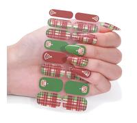 Décoration saisonnière des ongles Père Noël Autocollants de manucure Autocollants pour ongles Décoration pour les fêtes de Noël