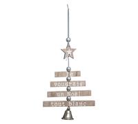 Décoration sapin de Noël en bois articulé Sapin - Couleur naturel