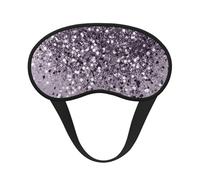 Décoration scintillante Lavande Dame Paillettes Art,Masques de sommeil occultants, cache-yeux couvrants, masques de sommeil anti-lumière