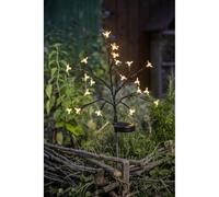 Décoration solaire: arbuste à fleurs