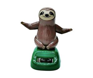 Décoration solaire pour tableau de bord de voiture avec oscillation - Belle statuette d'animal à tête secouée actionnée par ABS | Décoration intérieure amusante pour la maison,