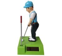 Décoration Solaire - PUCKATOR - Golfer - Plastique Durable - 12 cm - Intérieur