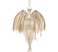 décoration squelette ange à suspendre 40cm - boland 73202 Gris G