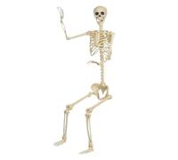 Décoration squelette d'Halloween | Décoration squelette réaliste et mobile pour salle de classe, fête, cimetière, cour, bain, jardin, ville