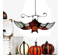 Décoration suspendue chauve-souris | Décoration attrape-souris | Décorations d'Halloween Bbat | Décoration de fenêtre de bataille colorée | Attrape-soleil gothique pour fenêtre, maison, décoration de