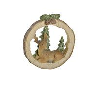 Décoration suspendue DKD Home Decor Noël Résine (7,5 x 2,5 x 8,5 cm)