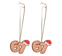 Décoration Suspendue en Acrylique à 67 Chiffres pour Cadeaux
