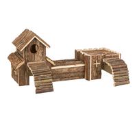 Décoration système tunnel pour souris en bois d'écorce Trixie Frida Marron TU