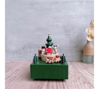 Décoration Table Noël Décoration de table musicale rotative en bois pour train de Noël adaptée à toutes les occasions. C'est la parfaite pour votre maison ou votre restaurant.