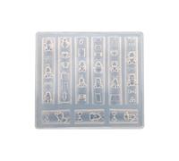 Décoration tendance en silicone robuste pour créer des ongles complexes, motifs artistiques, décoration en silicone