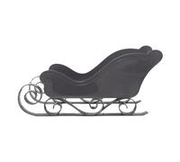 Décoration Traîneau du Père Noël Petites Figurines Décoratives Rustiques De | Décor de Jardin pour Fête et Accessoires Fête Pour Intérieur Patio Maison Cuisine Chambre Table Étagère Cheminée Gris