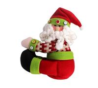 Décoration tricotée sur le thème des fêtes de fin d'année, Père Noël, bonhomme de neige, étoile en tissu pour décoration d'intérieur