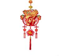 Décoration vietnamienne à suspendre, dieu de la richesse, décoration festive du printemps pour la maison et l'autel, symbole de prospérité, patrimoine culturel (A)