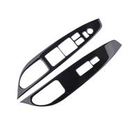 décoration voiture Autocollant 1 ensemble de couvercle garniture panneau commutateur lève-vitre intérieur voiture adapté pour Infiniti G25 G35 G37 conduite à gauche