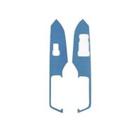 décoration voiture Autocollant Garniture de panneau lève-vitre voiture pour 2023-2015, bouton commutateur fenêtre, couvercle cadre poignée porte