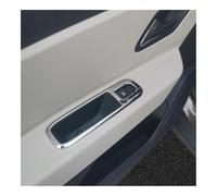 décoration voiture Autocollant Pour Duster 2018-2021 Couvercle de commutateur vitre fenêtre Panneau garniture recouvrement Accessoires style voiture 4 pièces