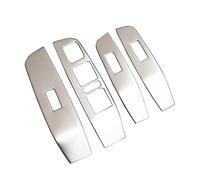 décoration voiture Autocollant Pour Haval F7 F7x panneau de commutateur fenêtre voiture garniture cadre intérieur décoratif en acier inoxydable