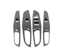 décoration voiture Autocollant Pour Vios 2019 2020 Garniture de couvercle panneau commande lève-vitre