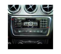 Decoration Voiture Bouton Commande Multimédia Central Voiture Décoration CD Pour Mercedes Pour Benz GLA X156 Pour CLA C117 AB Classe W176 W246 intérieure voiture(Style A)