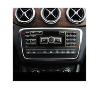 Decoration Voiture Bouton Commande Multimédia Central Voiture Décoration CD Pour Mercedes Pour Benz GLA X156 Pour CLA C117 AB Classe W176 W246 intérieure voiture(Style B)