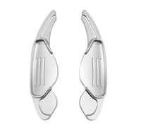 décoration voiture Compatible Avec Jaguar Pour F-Pace 2015-2022 Pour E-Pace 2017-2022 Extension De Palettes De Changement De Vitesse Au Volant Aluminium Cache Garniture