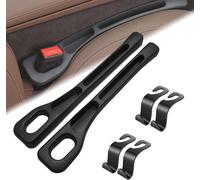 Decoration Voiture Interieur, 2pcs Remplisseurs D'espace Siège De Voiture Y 4pcs Voiture Crochet Dossier Siège, Accessoire Voiture Interieur, Rangement Siege Voiture Siège De Voitu[Car8301812]