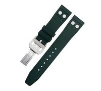 Decorations 22 mm Nature FluororUbber Rubber avec Une Bande de montée en Rivet pour Le Bracelet Doux de la Sangle Beautiful