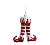Décorations à suspendre colorées en plastique de dessin animé - 12 x 8 cm - Accessoires de fête de Noël - Décoration d'intérieur pour festival