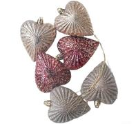 Décorations à suspendre en plastique pour sapin de Noël avec gâteaux et cœurs - Décorations de vacances saisonnières pour la maison et les fêtes (don d'amour 6)