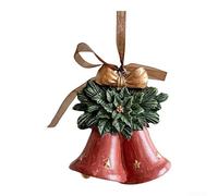 Décorations à suspendre en résine pour sapin de Noël conçues pour améliorer l'ambiance de vacances et ajouter un charme festif aux mariages, anniversaires et autres événements (cloche)