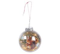 Décorations à suspendre pour sapin de Noël en forme d'animal de qualité supérieure - Matériaux acryliques robustes avec motif d'animaux sauvages détaillés - Ornement en acrylique