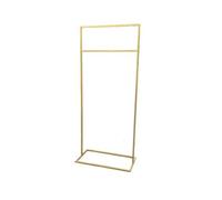 Décorations Accessoires de bienvenue Décoration la zone l'arcade | Support de cadre, signalisation de mariage en plein air, signe d'eau d'art en fer(Gold Square base he(-02)