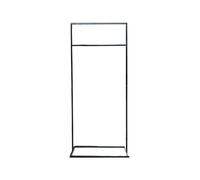 Décorations Accessoires de bienvenue Décoration la zone l'arcade | Support de cadre, signalisation de mariage en plein air, signe d'eau d'art en fer(Black square base h()
