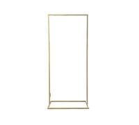 Décorations Accessoires de bienvenue Décoration la zone l'arcade | Support de cadre, signalisation de mariage en plein air, signe d'eau d'art en fer(Square base gold hei)