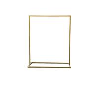 Décorations Accessoires de bienvenue Décoration la zone l'arcade | Support de cadre, signalisation de mariage en plein air, signe d'eau d'art en fer(Square base gold hei-02)