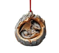 Décorations Animales de Noël,Ornements Mignons en Acrylique 2D pour Arbre et Décoration - Pendable Portable pour Voiture Maison Sacs Cadeaux Téléphones et Collègues