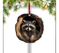 Décorations Animales Pour Sapin de Noël,Ornements De Noël 2D En Acrylique | Pendentif Décoratif À Suspendre Pour Décorateurs D'intérieur Fête Événement Organisateurs Jardins Fenêtres | Organisateur Év
