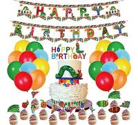 Décorations Anniversaire Hungry Caterpillar Déco d'Anniversaire The Very Hungry Caterpillar Ballon d'Anniversaire Hungry Caterpillar Decoration Gateau Hungry Caterpillar Bannière d'Anniversaire